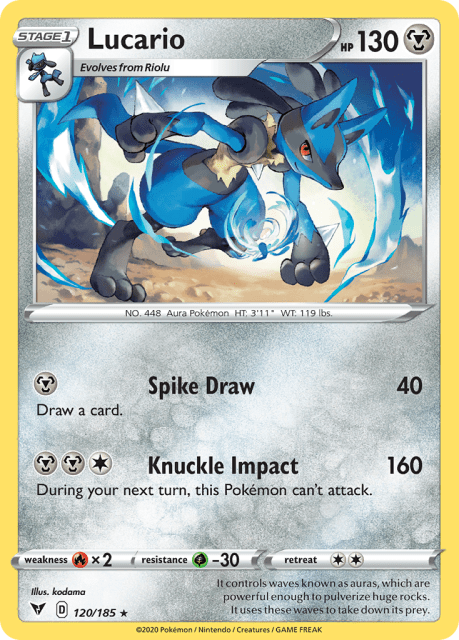Lucario (120) — Vivid Voltage