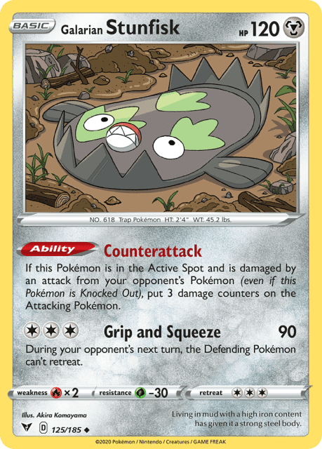 Galarian Stunfisk (125) — Vivid Voltage