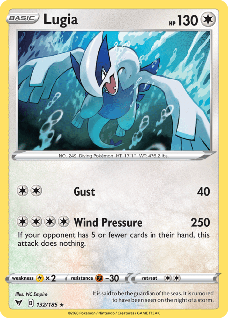 Lugia (Reverse Holofoil) (132) — Vivid Voltage