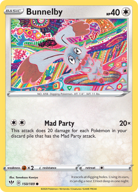 Bunnelby (150) — Darkness Ablaze