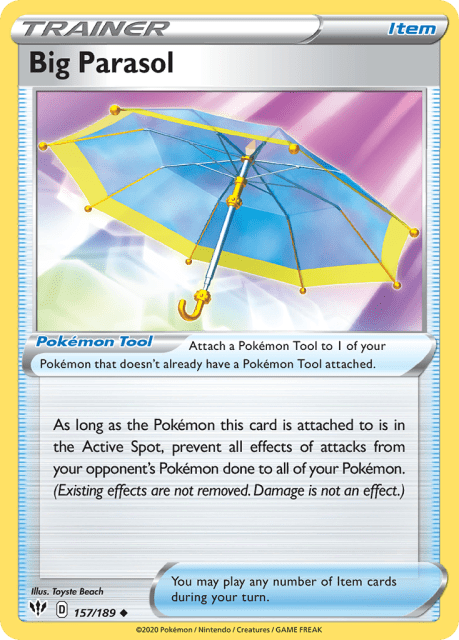 Big Parasol (Reverse Holofoil) (157) — Darkness Ablaze