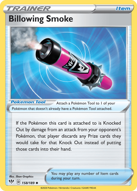 Billowing Smoke (Reverse Holofoil) (158) — Darkness Ablaze