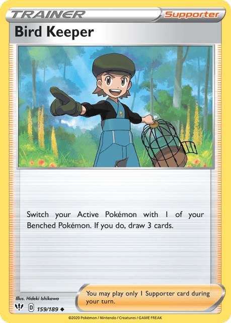 Bird Keeper (Reverse Holofoil) (159) — Darkness Ablaze