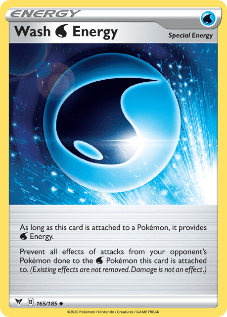 Wash Water Energy (Reverse Holofoil) (165) — Vivid Voltage