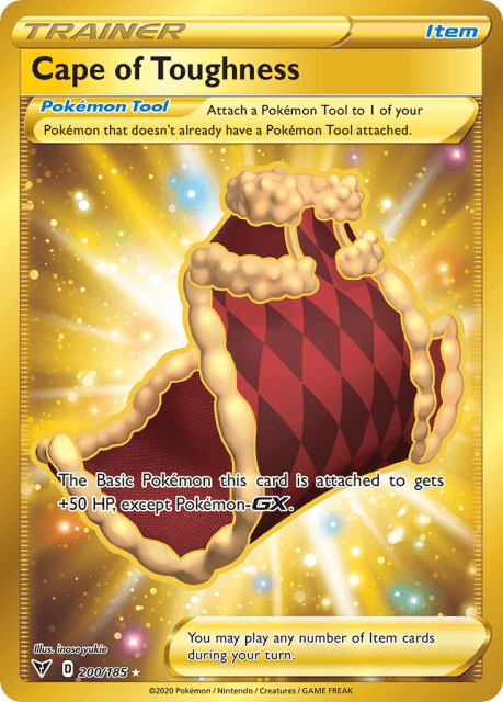 Cape of Toughness (Holofoil) (200) — Vivid Voltage