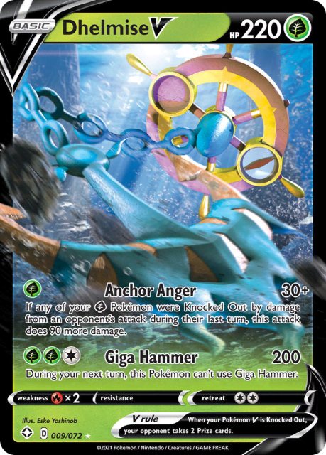 Dhelmise V (Holofoil) (9) — Shining Fates