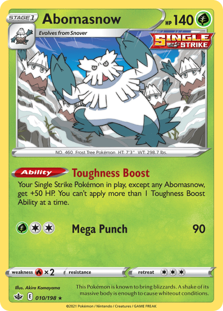 Abomasnow (10) — Chilling Reign