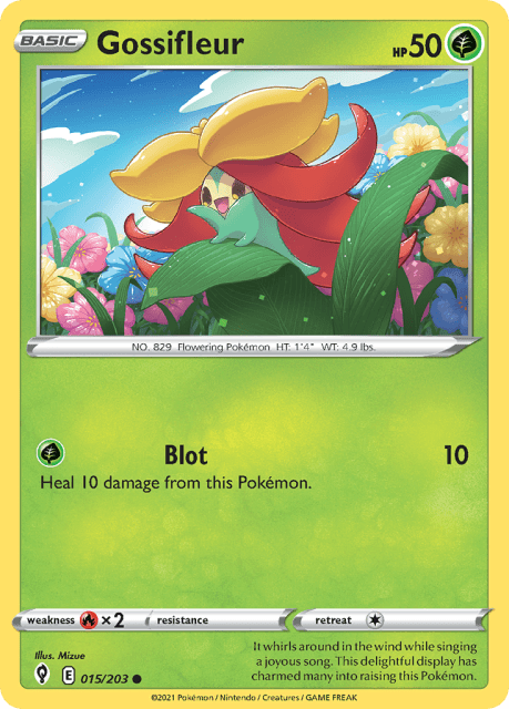 Gossifleur (Reverse Holofoil) (15) — Evolving Skies
