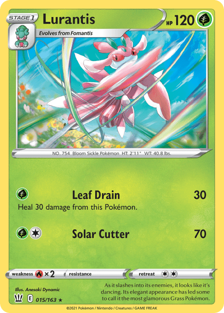Lurantis (Reverse Holofoil) (15) — Battle Styles