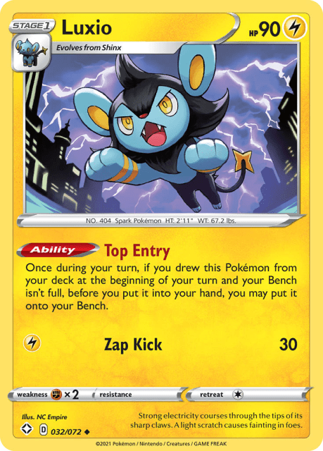 Luxio (Reverse Holofoil) (32) — Shining Fates