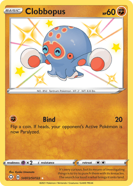 Clobbopus (Holofoil) (SV072) — Shining Fates Shiny Vault