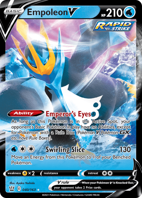 Empoleon V (Holofoil) (40) — Battle Styles