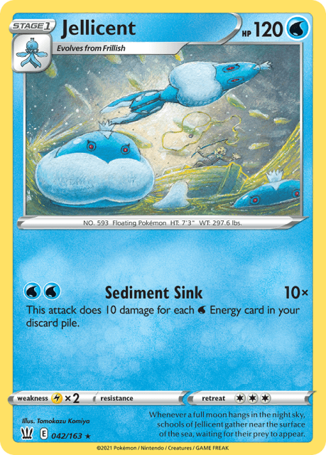 Jellicent (Reverse Holofoil) (42) — Battle Styles