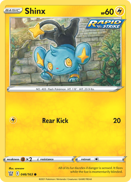 Shinx (Reverse Holofoil) (46) — Battle Styles