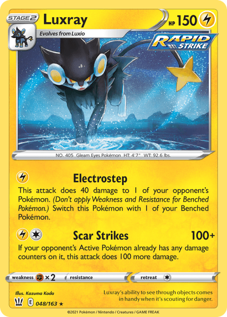 Luxray (Reverse Holofoil) (48) — Battle Styles