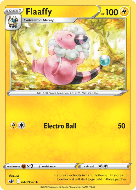 Flaaffy (Reverse Holofoil) (48) — Chilling Reign