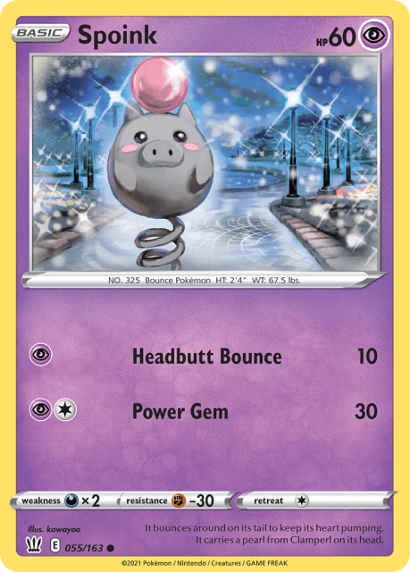 Spoink (55) — Battle Styles