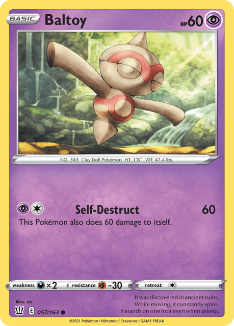 Baltoy (57) — Battle Styles