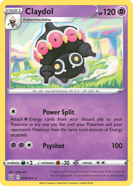 Claydol (58) — Battle Styles