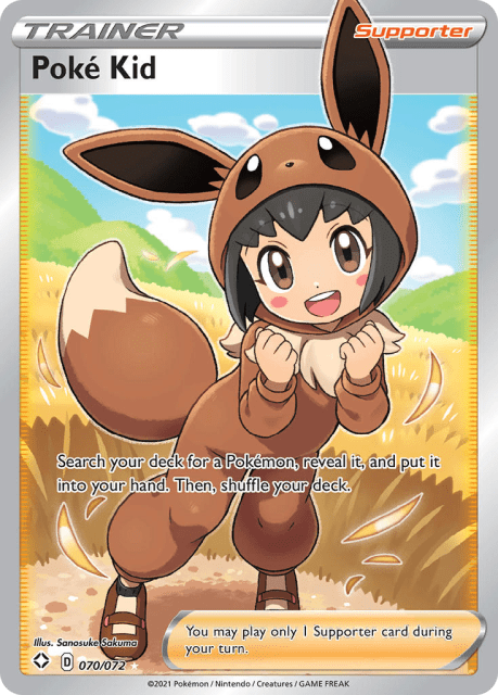 Poké Kid (Holofoil) (70) — Shining Fates