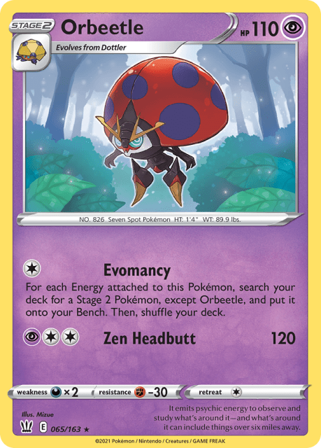 Orbeetle (Play Pokemon Stamp) (65) — Battle Styles