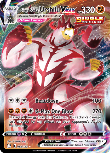 Single Strike Urshifu VMAX (Jumbo) (86) — Battle Styles