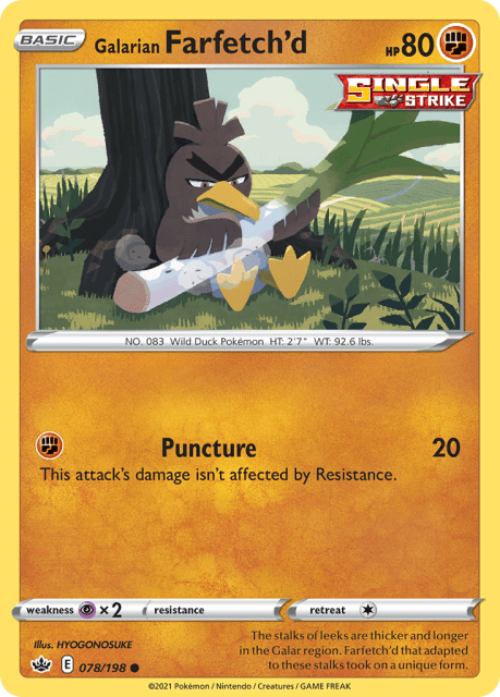 Galarian Farfetch'd (78) — Chilling Reign