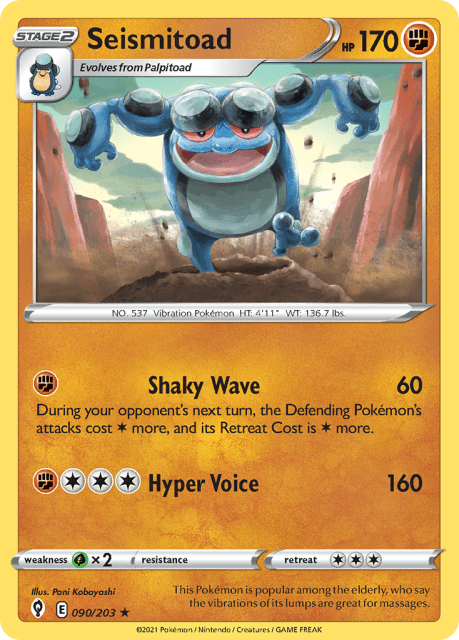 Seismitoad (90) — Evolving Skies