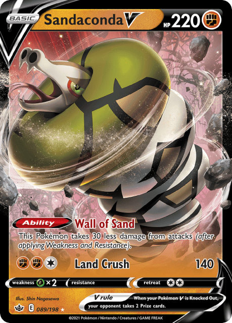 Sandaconda V (Holofoil) (89) — Chilling Reign