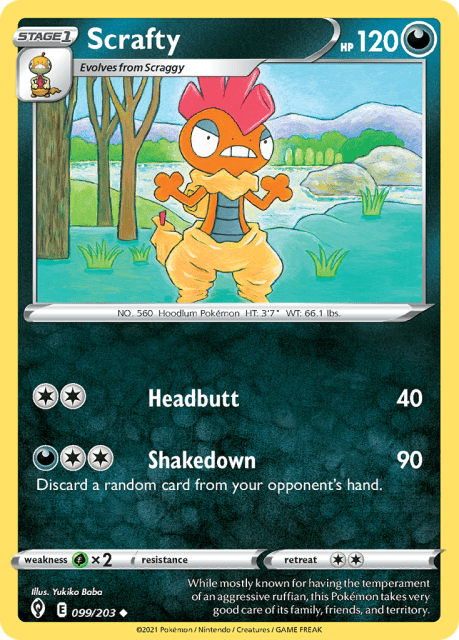 Scrafty (99) — Evolving Skies