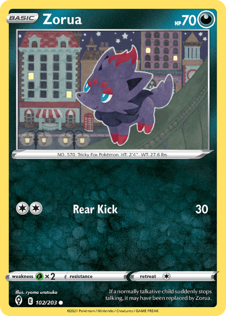 Zorua (102) — Evolving Skies