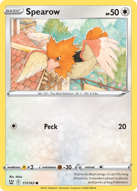 Spearow (111) — Battle Styles