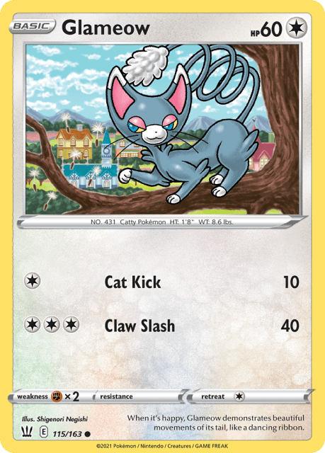 Glameow (115) — Battle Styles
