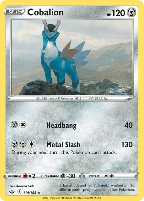 Cobalion (114) — Chilling Reign