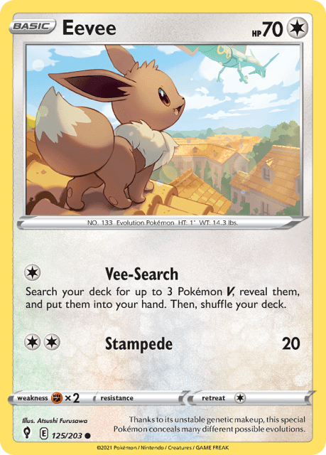 Eevee (125) — Evolving Skies