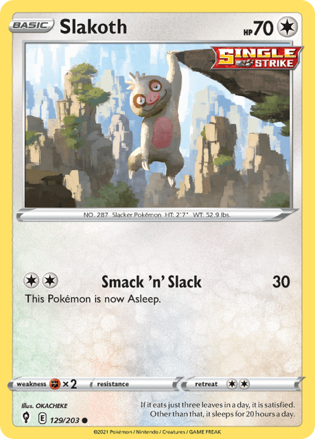 Slakoth (129) — Evolving Skies