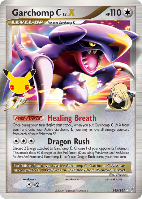 Garchomp C LV.X (Holofoil) (145) — Celebrations: Classic Collection