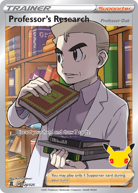 Professor's Research (Professor Oak) (Holofoil) (24) — Celebrations
