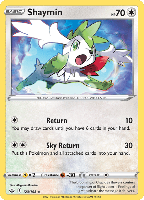 Shaymin (Holofoil) (123) — Chilling Reign