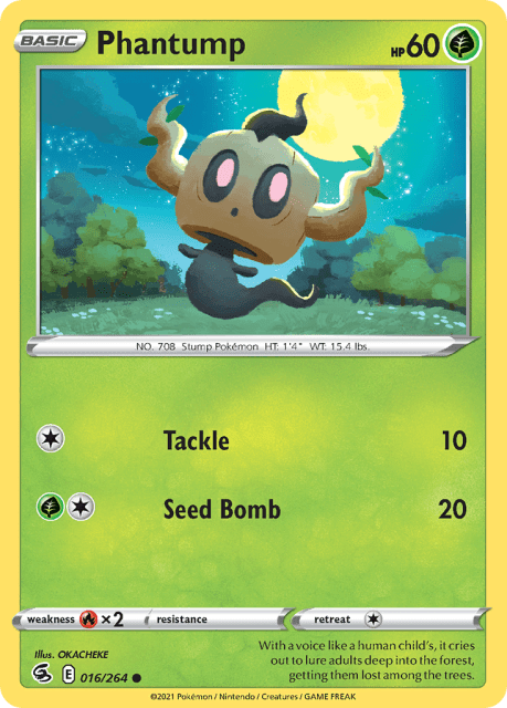 Phantump (Holiday Stamp) (16) — Fusion Strike