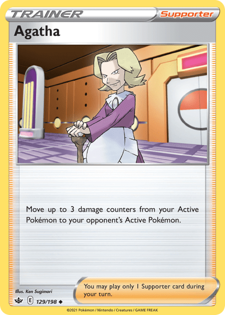 Agatha (Reverse Holofoil) (129) — Chilling Reign
