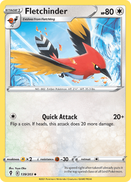 Fletchinder (139) — Evolving Skies