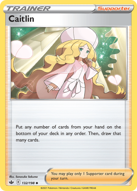 Caitlin (Reverse Holofoil) (132) — Chilling Reign