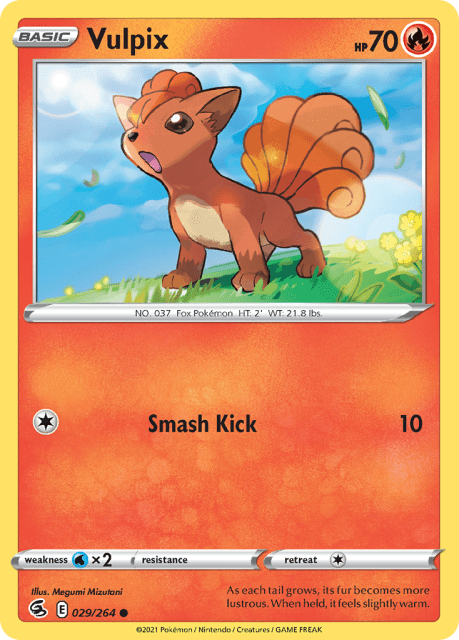 Vulpix (Cinderace Stamp13) (29) — Fusion Strike