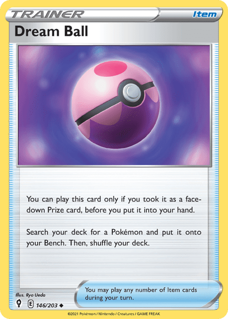 Dream Ball (Reverse Holofoil) (146) — Evolving Skies