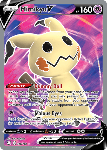 Mimikyu V (Holofoil) (148) — Battle Styles