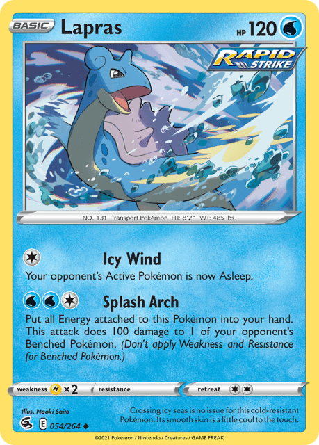 Lapras (54) — Fusion Strike