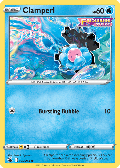 Clamperl (65) — Fusion Strike