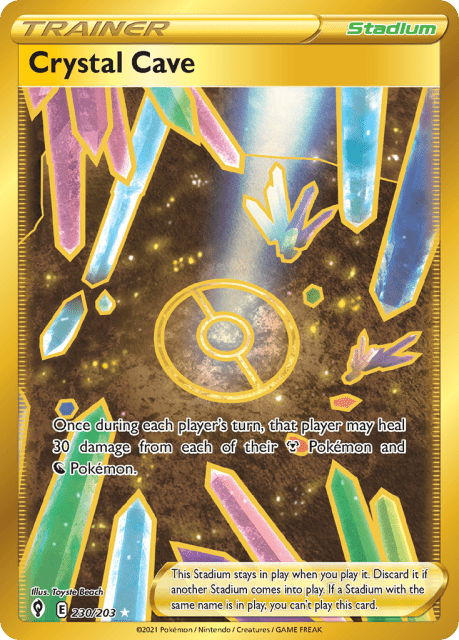 Crystal Cave (Holofoil) (230) — Evolving Skies