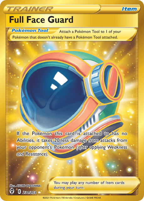 Full Face Guard (Holofoil) (231) — Evolving Skies